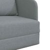 vidaXL Sammenleggbar Sofa seng Lysegr&aring; 65 x 80 x 83 cm stoff