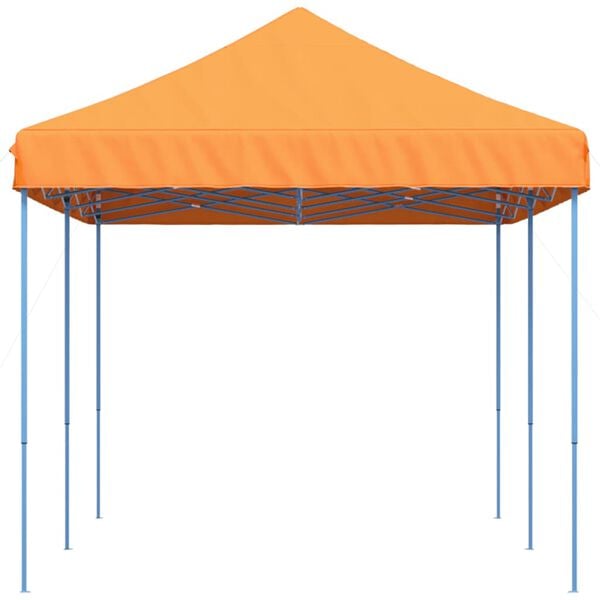 vidaXL Sammenleggbart partytelt pop-up oransje 580x292x315 cm