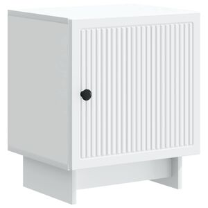 vidaXL Nattbordskap Hvit 43 x 34,5 x 50 cm Konstruert tre