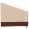 vidaXL 3-seters benktrekk beige 204x86x48/73 cm 600D oxford