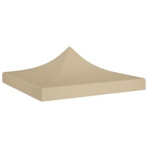 vidaXL Teltduk for festtelt 3x3 m beige 270 g/m&sup2;