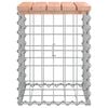 vidaXL Hagebenk gabiondesign 33x31x42 cm heltre douglasgran