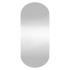 vidaXL Veggspeil 40x90 cm glass oval
