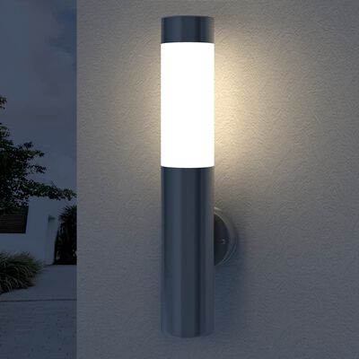 RVS Vanntett Vegglampe for undendørs og innendørs bruk