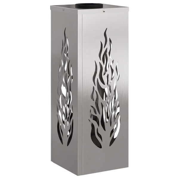 vidaXL Solenergi LED stibelys 2 pcs Rustfritt St&aring;l Rustfritt St&aring;l