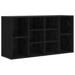 vidaXL Skobenk 103 x 30 x 54,5 cm Konstruert tre Svart eik