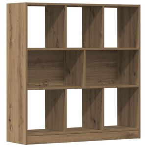 vidaXL Bokhylle artisan eik 97,5x29,5x100 cm konstruert tre