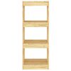 vidaXL Bokhylle/romdeler 40x30x103,5 cm heltre furu