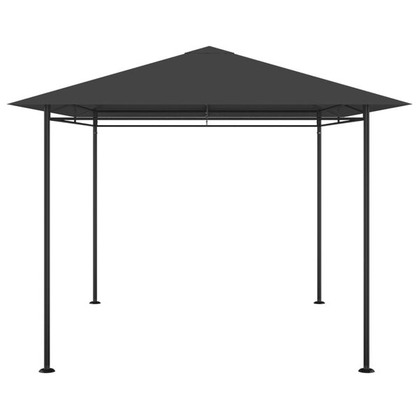 vidaXL Paviljong 384x281x270 cm antrasitt 180 g/m&sup2;
