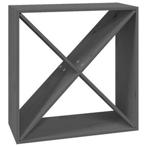 vidaXL Vinhylle gr&aring; 62x25x62 cm heltre furu