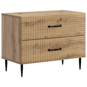 vidaXL Nattbordskap Artisan eik 62 x 34,5 x 47,5 cm Konstruert tre