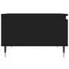 vidaXL Salongbord svart 55x55x36,5 cm konstruert tre