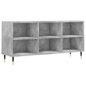 vidaXL TV-benk betonggr&aring; 103,5x30x50 cm konstruert tre