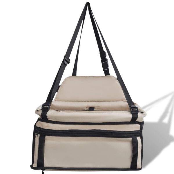 Sammenleggbar bilsete til kj&aelig;ledyr