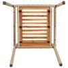 vidaXL Hage stabelstoler 4 pcs Brun og Beige