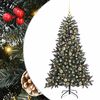 vidaXL Kunstig juletre gr&oslash;nn 150 cm PVC og plast og st&aring;l