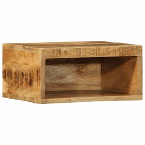 vidaXL Veggmontert TV-benk 40x30x19 cm grovt heltre mangotre