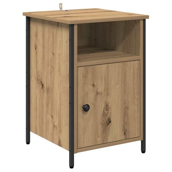 vidaXL Nattbordskap Artisan Eik 40 x 42 x 60 cm Konstruert tre