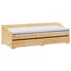 vidaXL Daybed med trille uten madrass IRUN 90x200 cm
