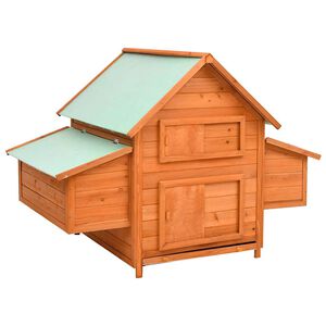 vidaXL H&oslash;nsehus 150x96x110 cm heltre gran