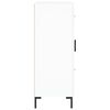 vidaXL Skjenk hvit 69,5x34x90 cm konstruert tre