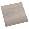 vidaXL Selvheftende Gulvplanker Gr&aring;brun 30,5 x 30,5 cm 20 stk. PVC