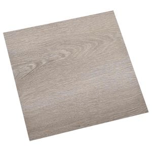 vidaXL Selvheftende Gulvplanker Gr&aring;brun 30,5 x 30,5 cm 20 stk. PVC