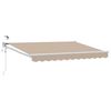 vidaXL Elektrisk Utrekkbar Markise Beige 2,5 x 2 m