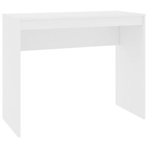 vidaXL Skrivebord hvit 90x40x72 cm konstruert tre