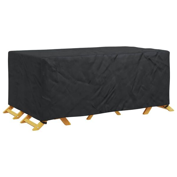 vidaXL M&oslash;belbeskyttelse Ensfarget Svart 240 x 110 x 70 cm 420D