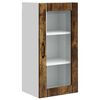 vidaXL Vegghylle PORTO R&oslash;kt eik 40 x 31 x 80 cm Konstruert tre