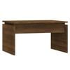 vidaXL Salongbord brun eik 68x50x38 cm konstruert tre