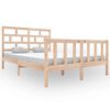 vidaXL Sengeramme heltre furu 140x200 cm
