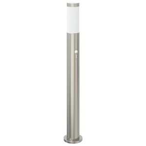 vidaXL Pullertlampe med sensor 80 cm rustfritt st&aring;l IP44