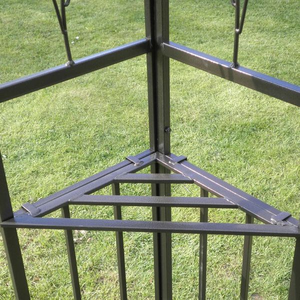 vidaXL Lysthus hvit 3x4 m