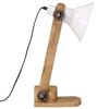 vidaXL Skrivebordslampe 25 W hvit 23x13x52 cm E27