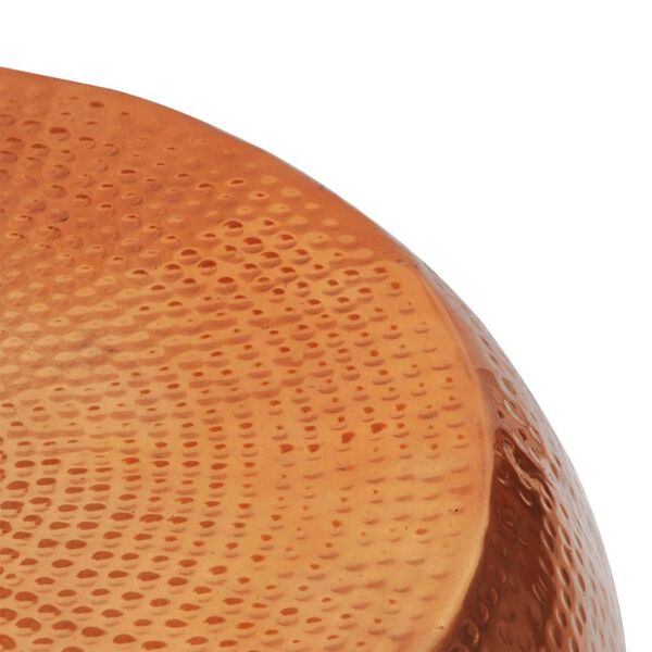 vidaXL Hamret aluminium salongbord messing/kobberfarget