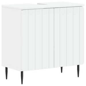 vidaXL Baderomsvaskeskap ZWOLLE Hvit 59,5 x 31,5 x 59 cm