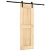 vidaXL Skyved&oslash;r 70 x 210 cm Massiv Furu Tre (Ubehandlet)