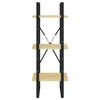vidaXL Bokhylle 3 nivåer 40x30x105 cm heltre furu