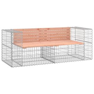 vidaXL Hagebenk gabiondesign 184x71x65,5 cm heltre douglasgran