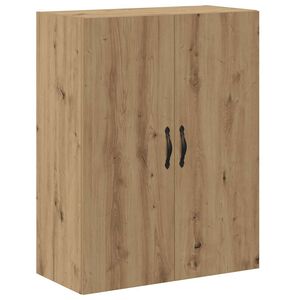 vidaXL Veggskap artisan eik 69,5x34x90 cm konstruert tre