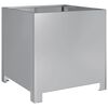 vidaXL Plantekasser 2 stk 40x40x40 cm galvanisert st&aring;l