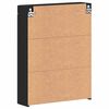 vidaXL Baderomsspeilskap TULUM Svart 60 x 16,5 x 78 cm Konstruert tre