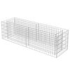 vidaXL Gabion h&oslash;ybed galvanisert st&aring;l 180x50x50 cm