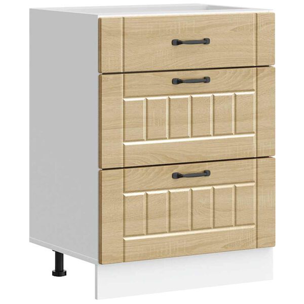 vidaXL Kj&oslash;kken underskap Lucca sonoma eik konstruert tre