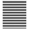 vidaXL Sebragardin svart 135x150 cm stoff bredde 130,9 cm polyester