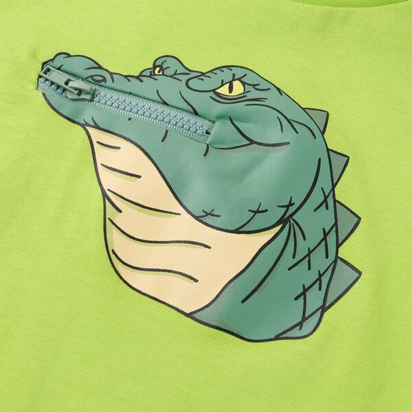 T-skjorte for barn limegrønn 128