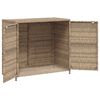 vidaXL Putekasse beige 83x45x76 cm polyrotting