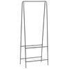vidaXL Klesstativ 59x35x150 cm svart
